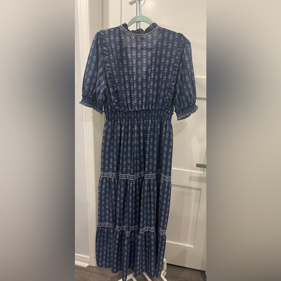 Max Studio navy and white maxi dress - Picture 3 of 3